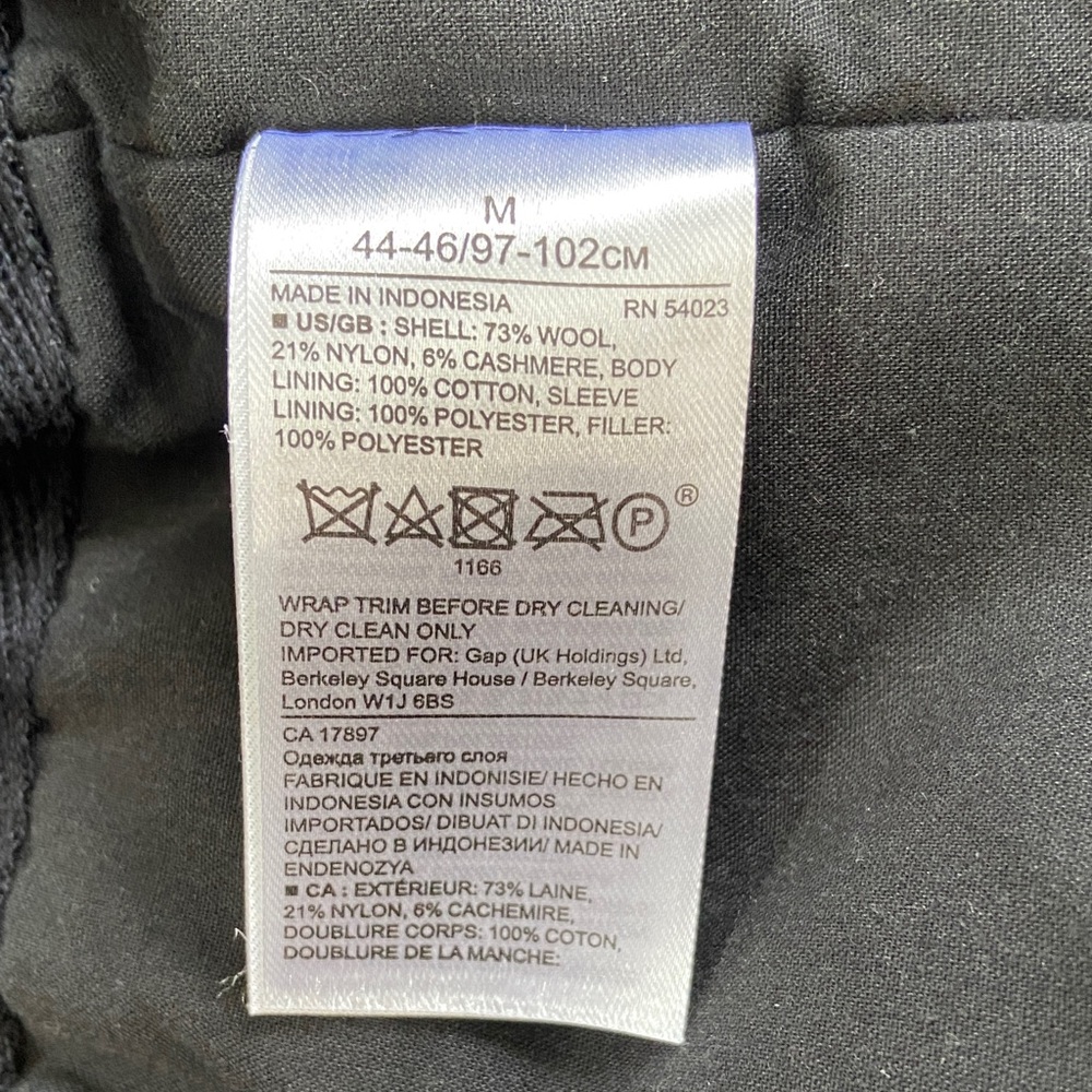 Banana Republic Wool Field Jacket Charcoal - Picture 6 of 7
